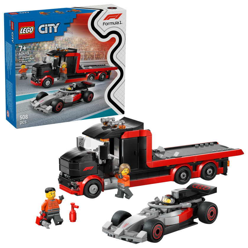 LEGO® City F1®-trailer med Audi F1®-racerbil leke 60493