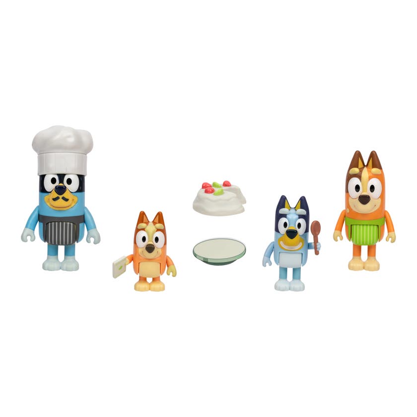 BLUEY Figure 4pk Dessert Time