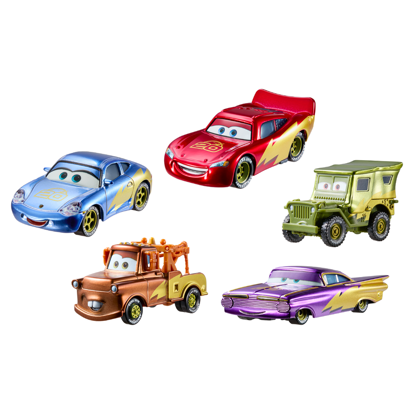 Cars 20-årsjubileum Die Cast 5-pakk