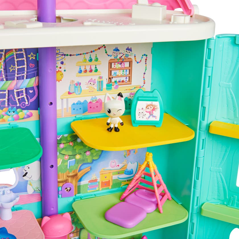 Gabby's Dollhouse Purrfect Dukkehus med 2 dukker og møbler