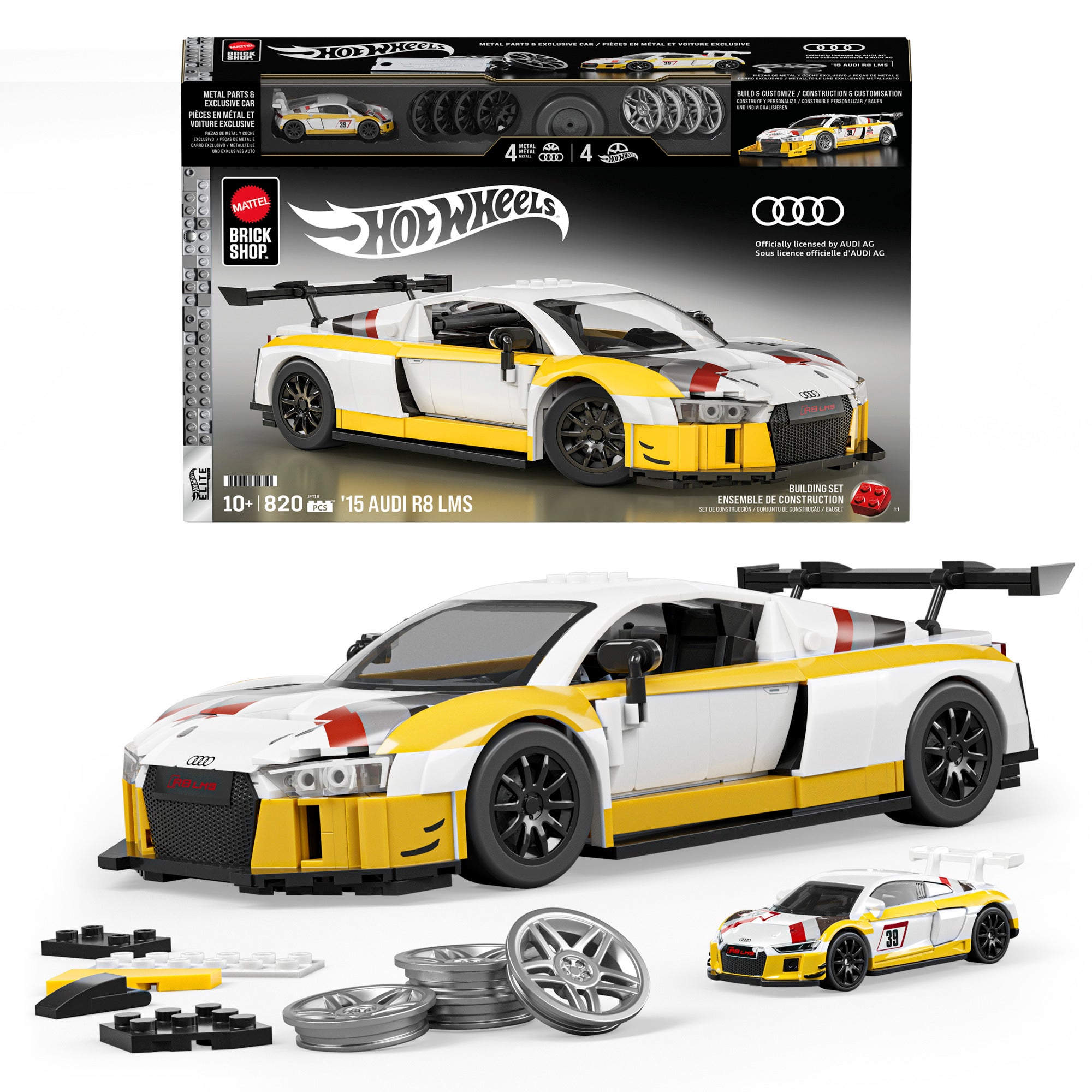 Mattel Brickshop Elite Series Audi