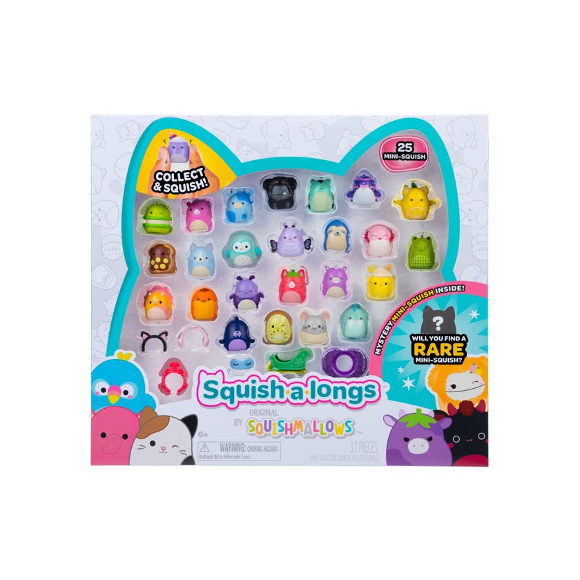 Squish-a-longs gummiballer 2,5 cm 25-pakk