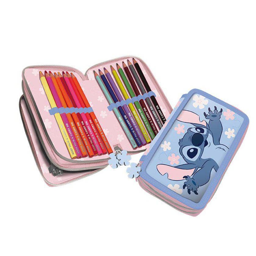 Stitch, Dobbelt Pennal med Innhold