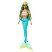 Barbie Mermaid - Blått/Grønt Hår
