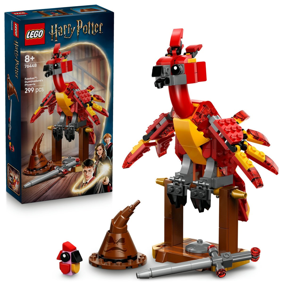LEGO Harry Potter 76448, Fawkes™: Dumbledores Føniksfugl