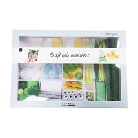 Kreativ eske, ulike farger, Monster, 1-pakning