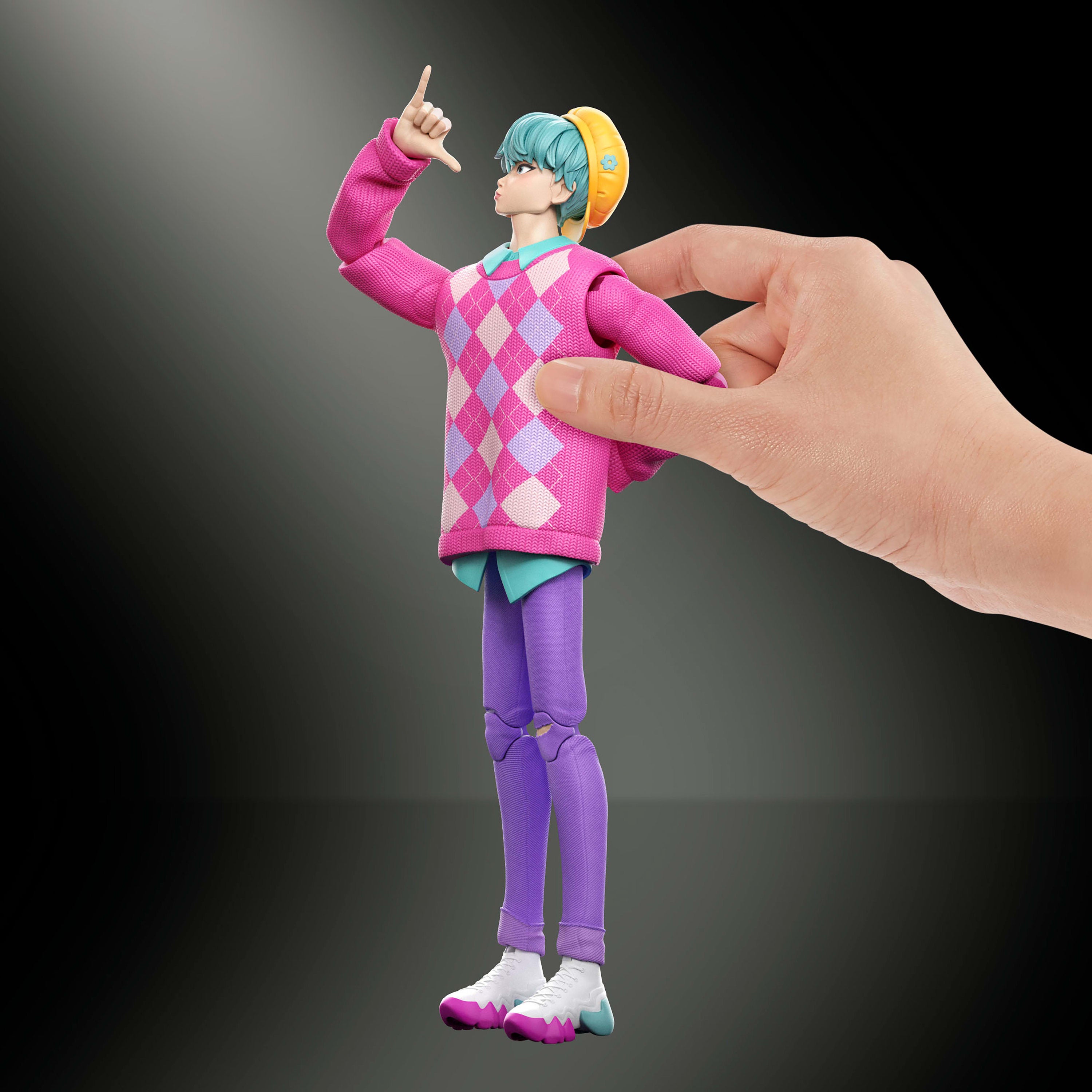 K-pop Demon Hunters Baby Actionfigur med utskiftbare deler