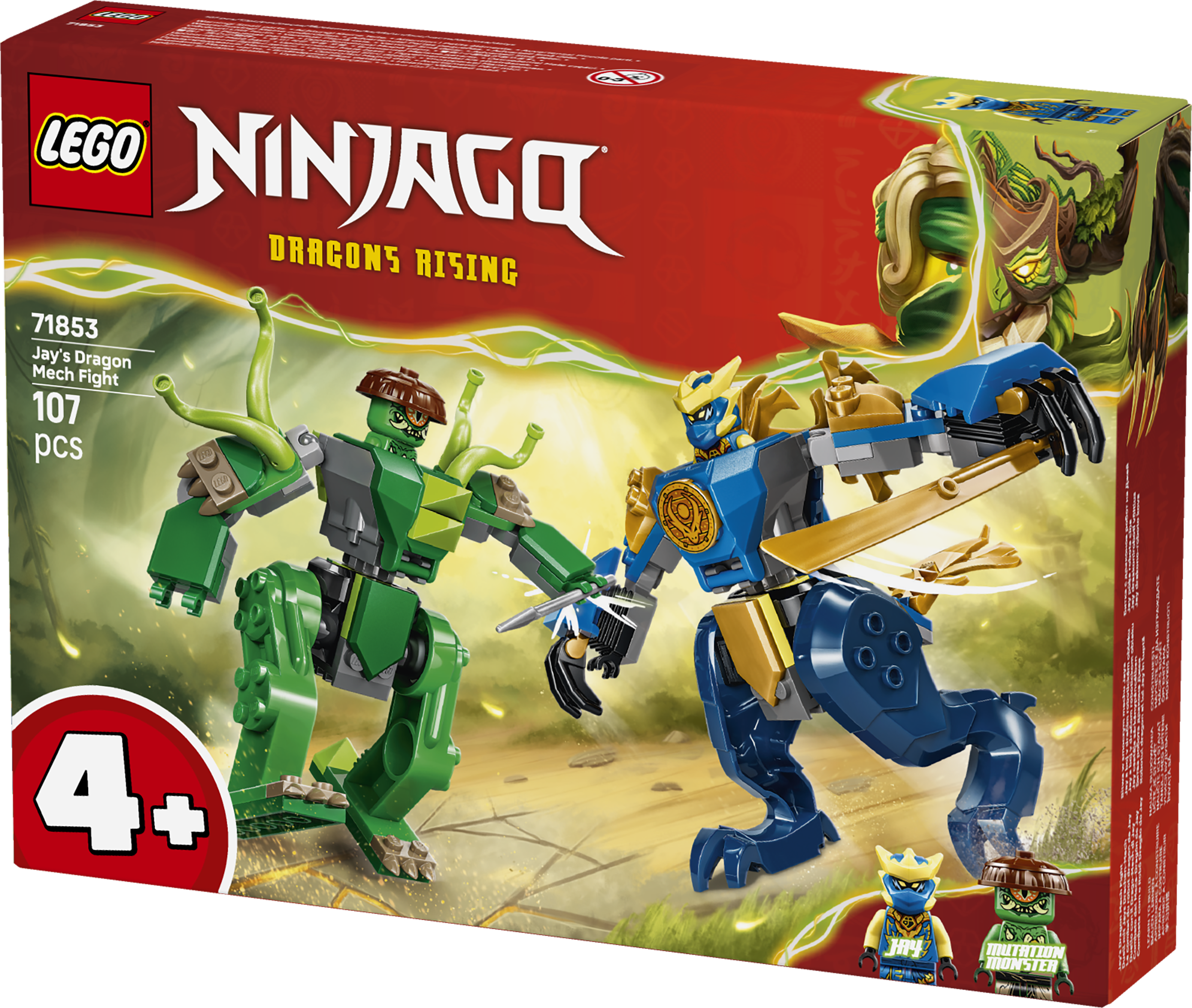 LEGO® NINJAGO® Jays dragerobotkamp, robotleke 71853