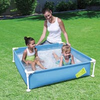 Bestway, Blå rammebasseng 122x122x30,5 cm 365 liter
