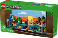 LEGO® Minecraft® Minibiomer. Byggbar gaming-kunst 21589