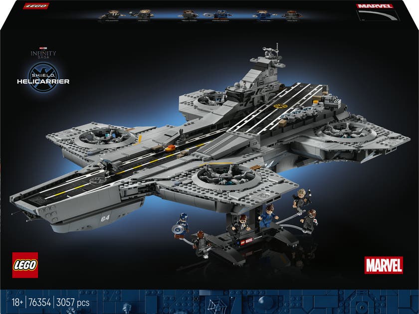 LEGO® ǀ Marvel S.H.I.E.L.D. helicarrier. Byggesett 76354