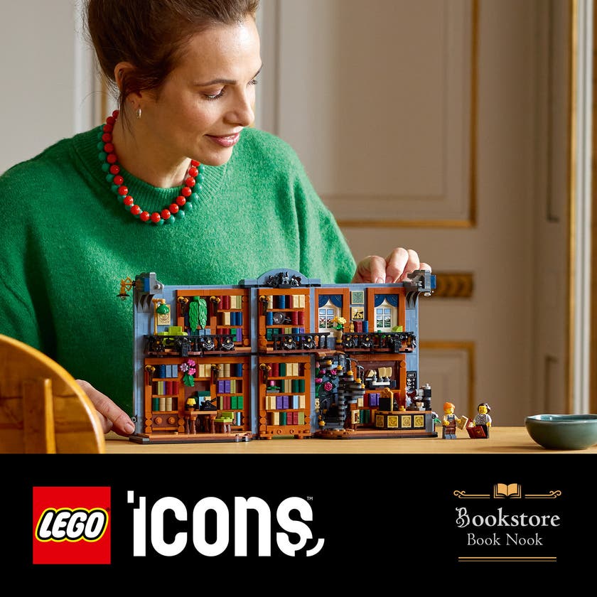 LEGO® Icons Bokhandel bokhylle 11379