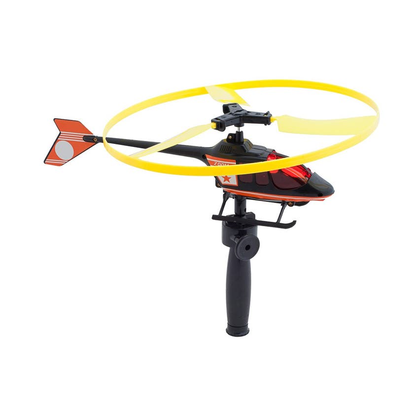 Flygende helikopter med snortrekk