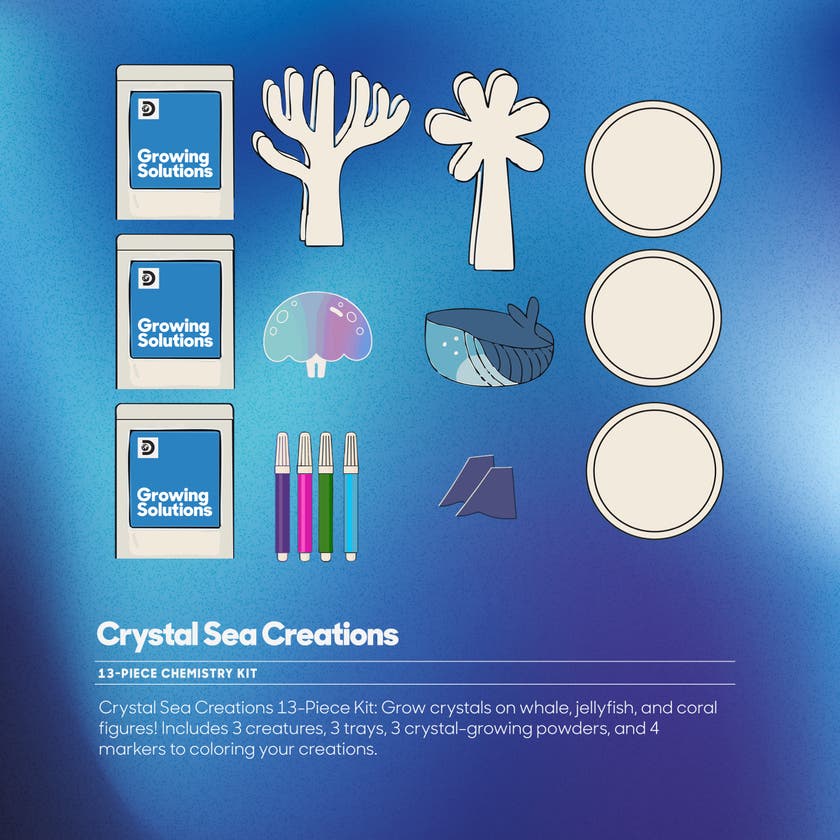 Discovery Crystal Grow Kit Havets Skapninger