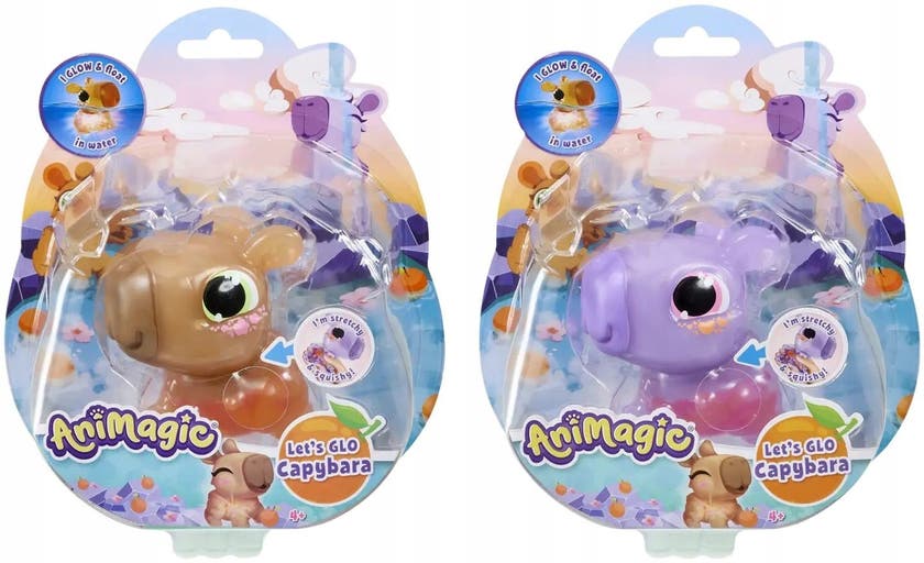 Animagisk Let's Glo Capybara-sortiment
