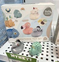 KID, Søte Små Badefigurer 9 Stk