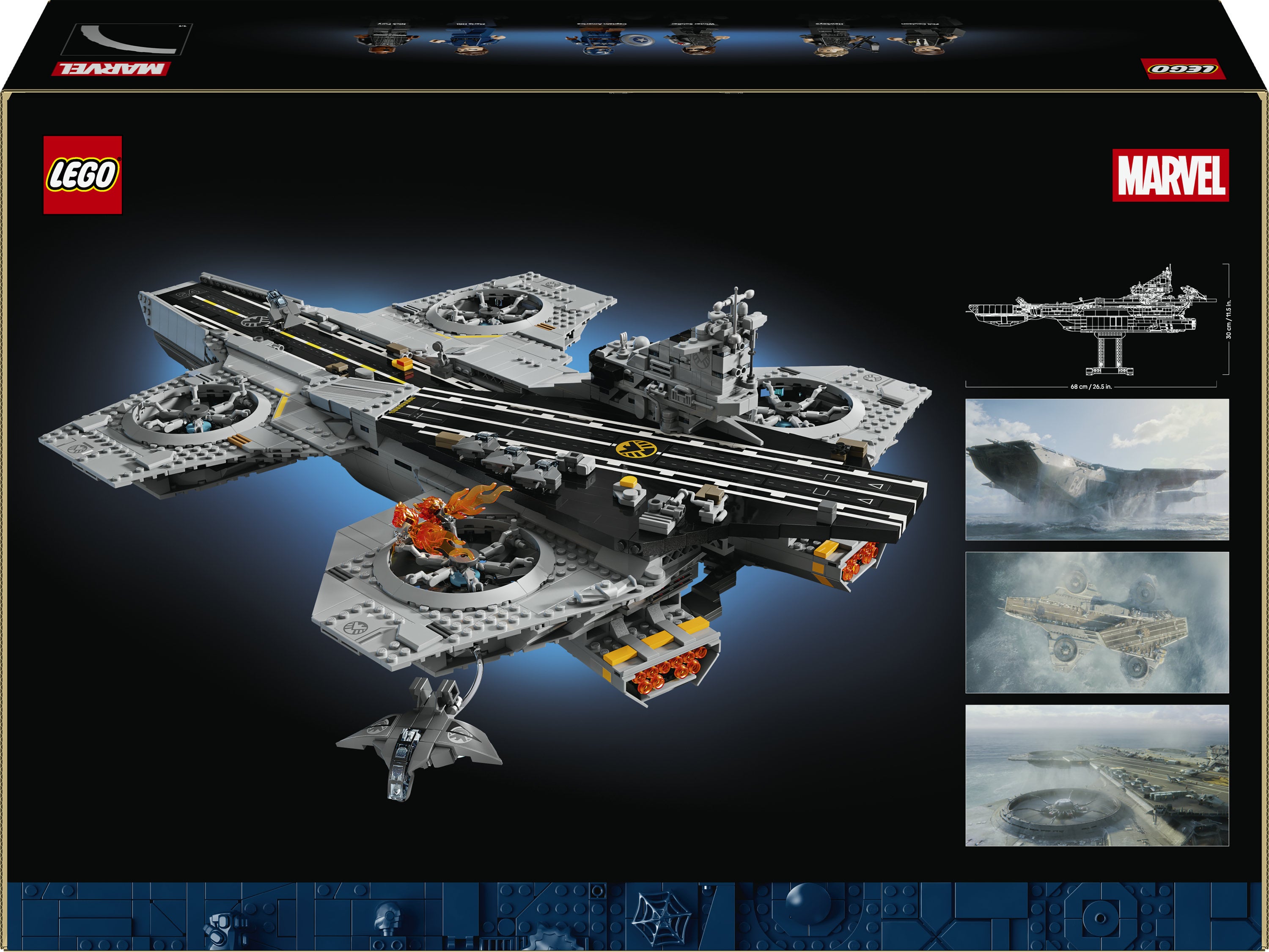 LEGO® ǀ Marvel S.H.I.E.L.D. helicarrier. Byggesett 76354