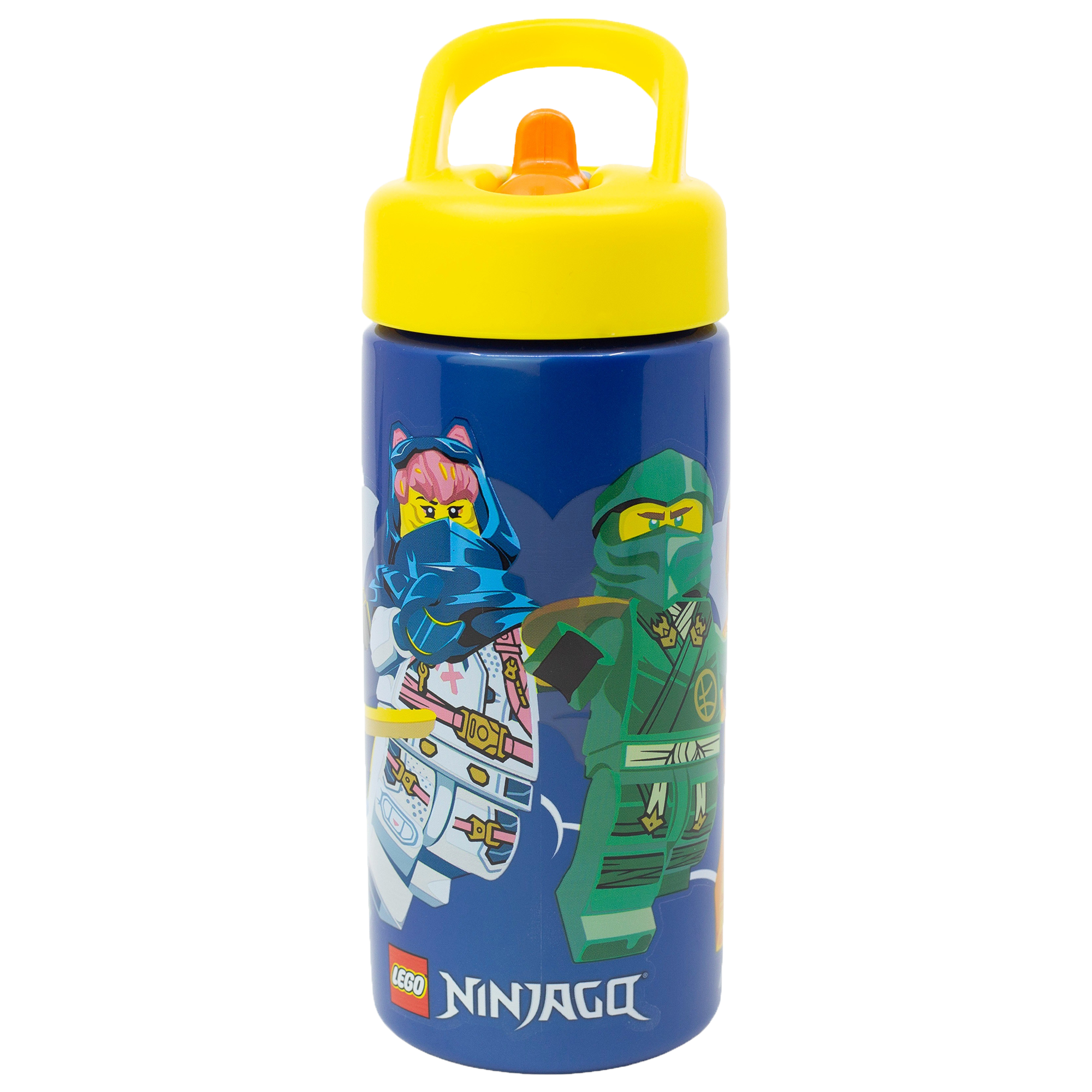  LEGO NINJAGO, Vannflaske med sugerør, 420 ml