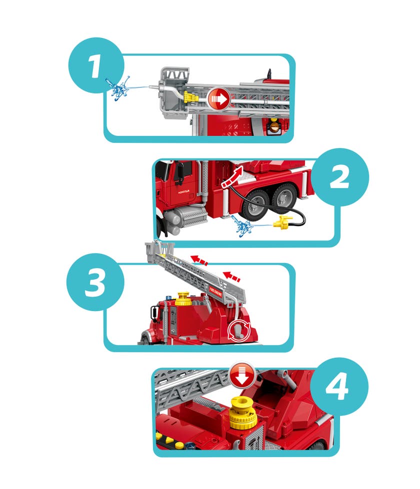 Special Team, Brannbil med lys og lyd 35 cm