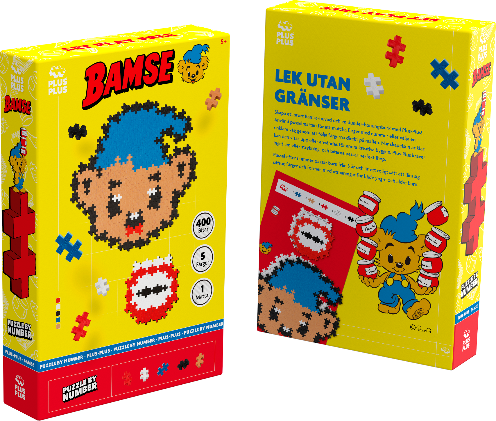 Plus-Plus Bamse & Tordenshonning 400 stk