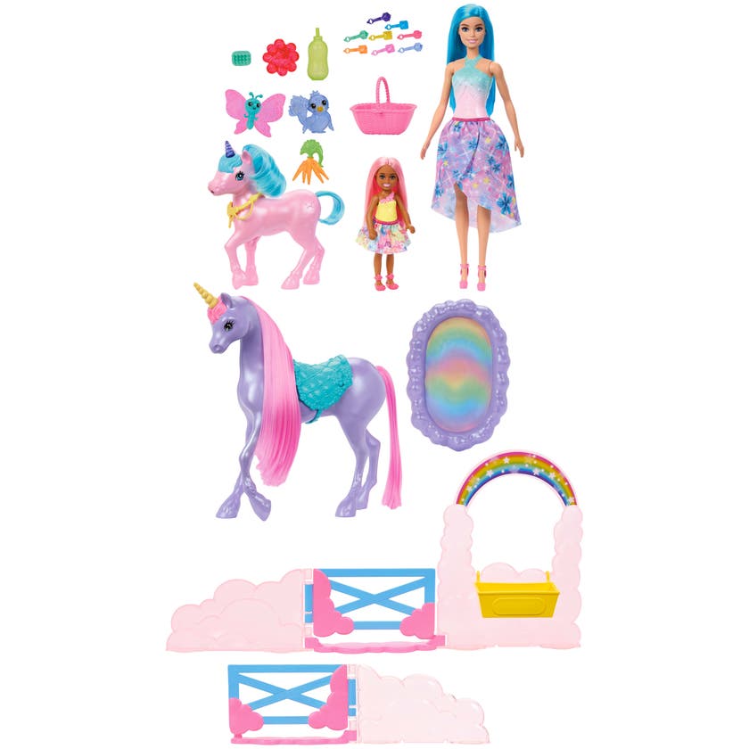 Barbie Enhjørning Kos & Pleie Lekesett