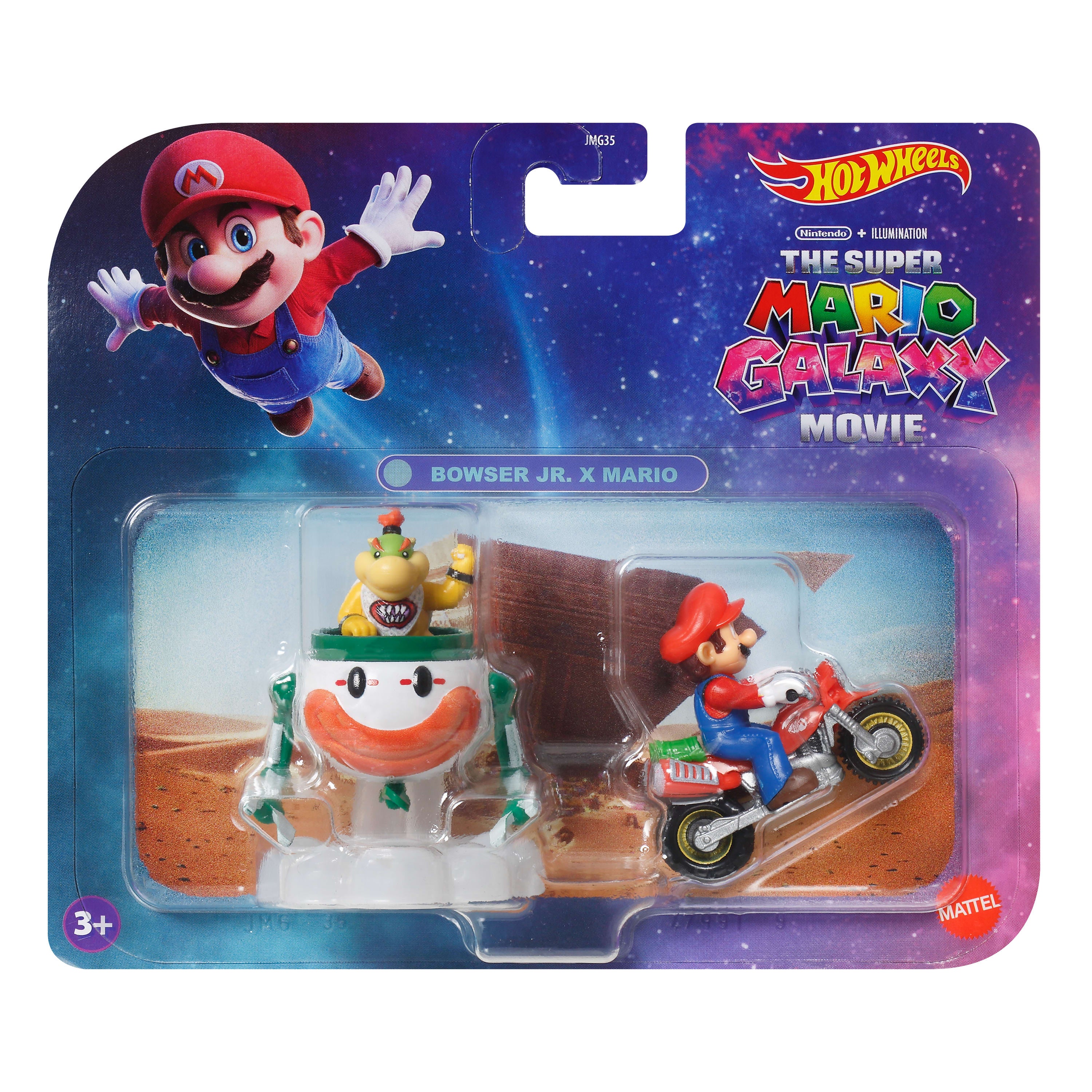 Hot Wheels Super Mario Galaxy Movie 2-pakke