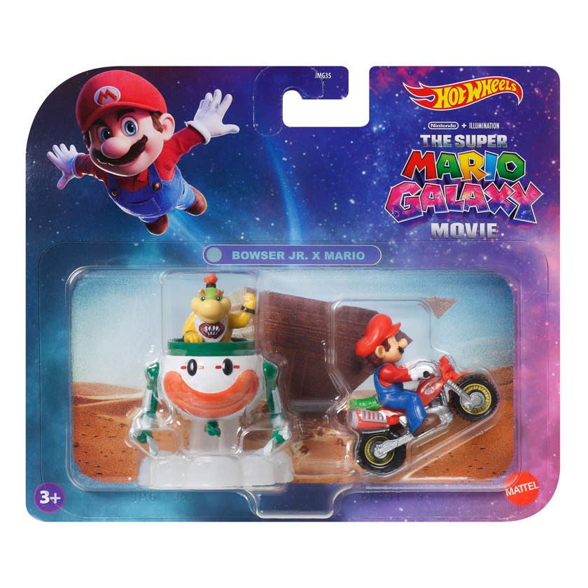 Hot Wheels Super Mario Galaxy Movie 2-pakke