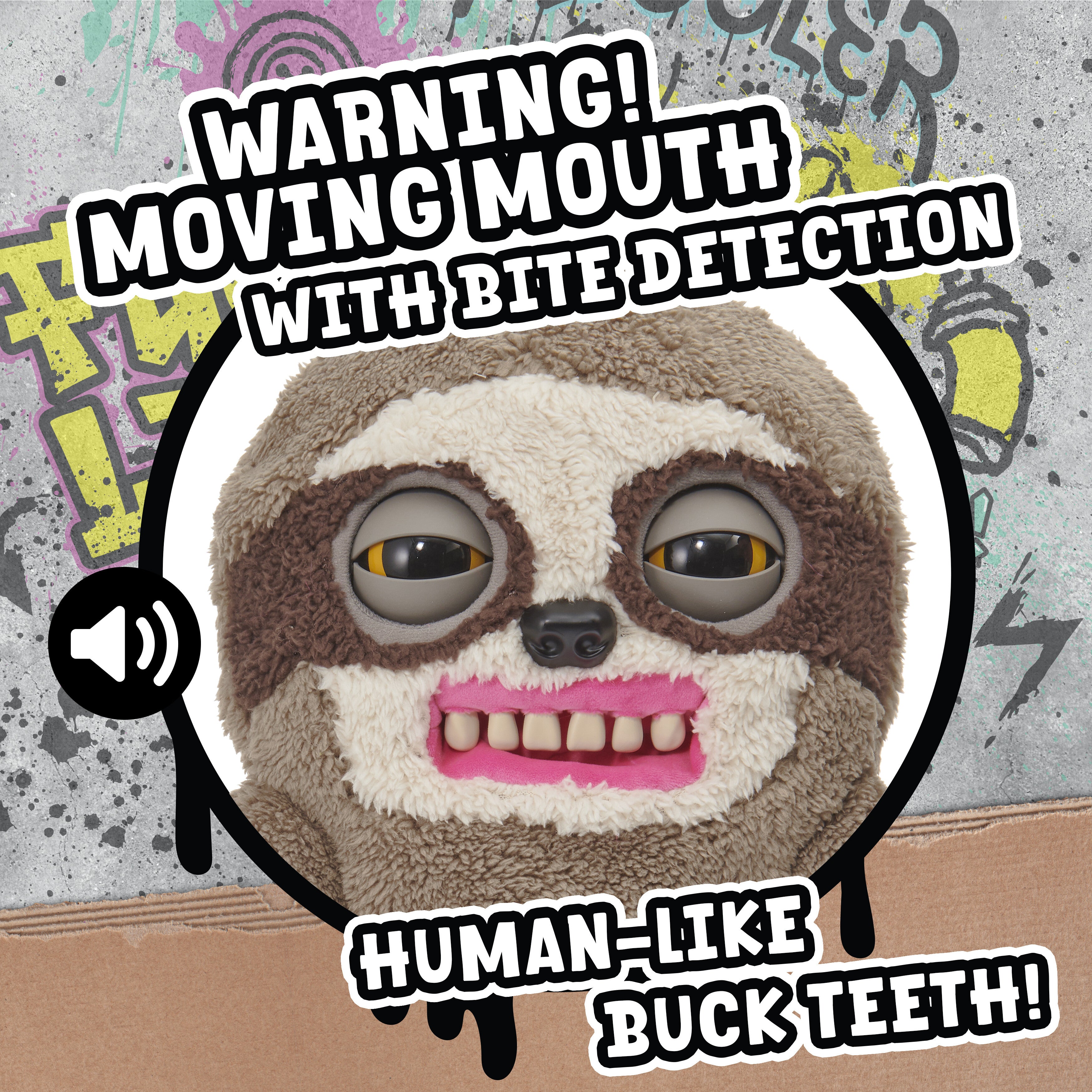 Fugglers Sickening Sloth Deluxe Puppetronic Kosedyr