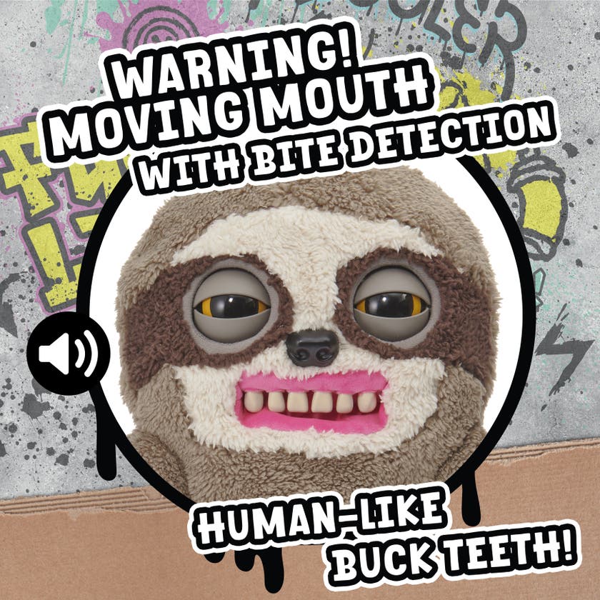 Fugglers Sickening Sloth Deluxe Puppetronic Kosedyr