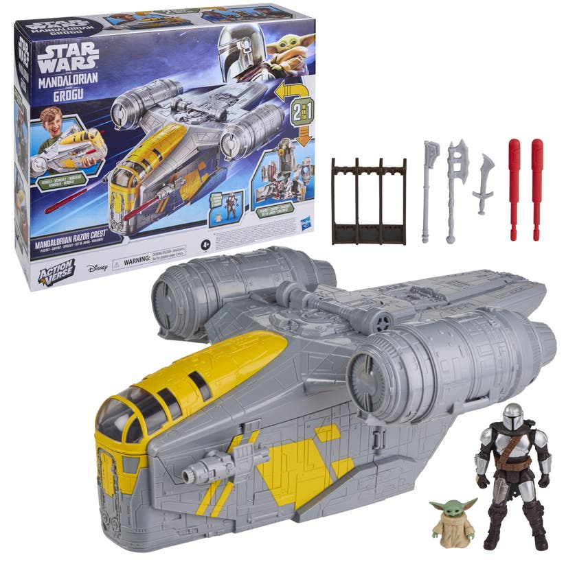 Star Wars ActionVerse Mandalorian Razor Crest Spellsett