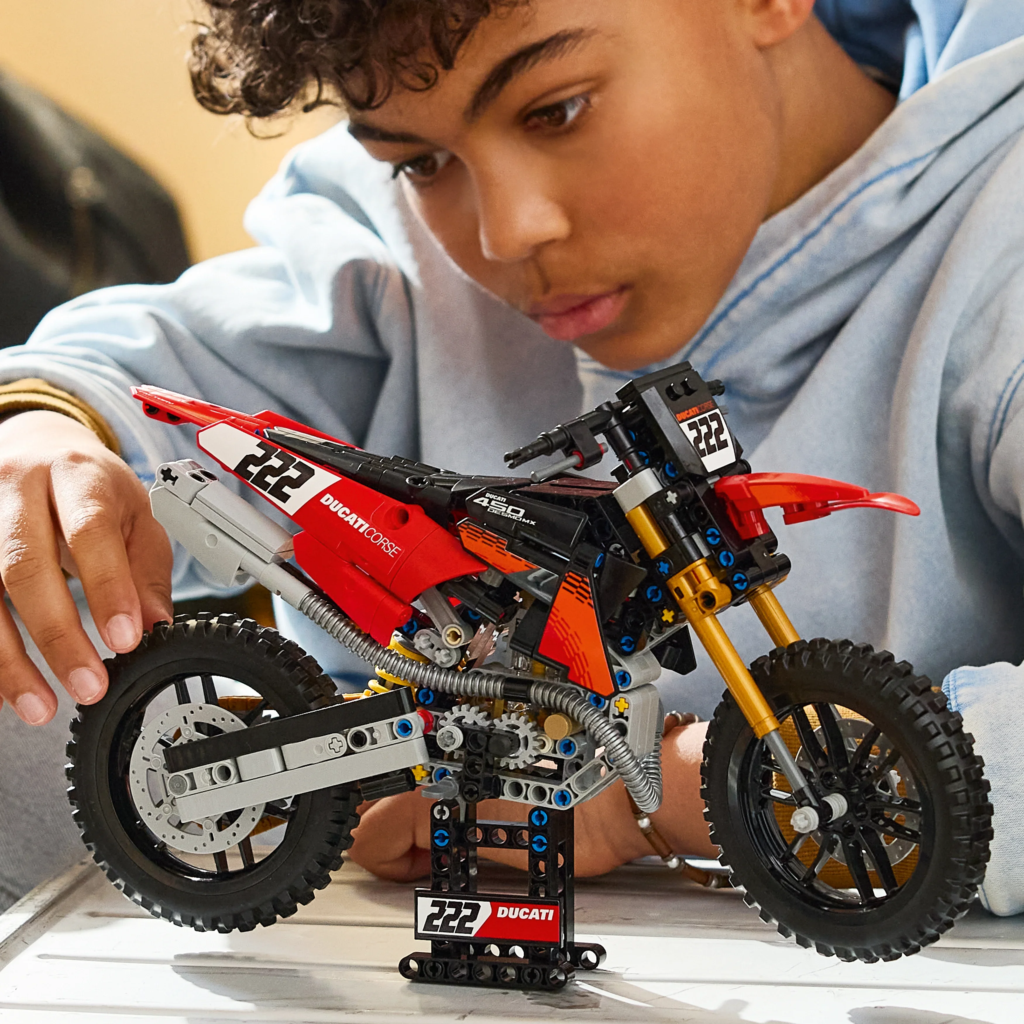 LEGO® Ducati Desmo450 MX Factory Motorsykkel 42238