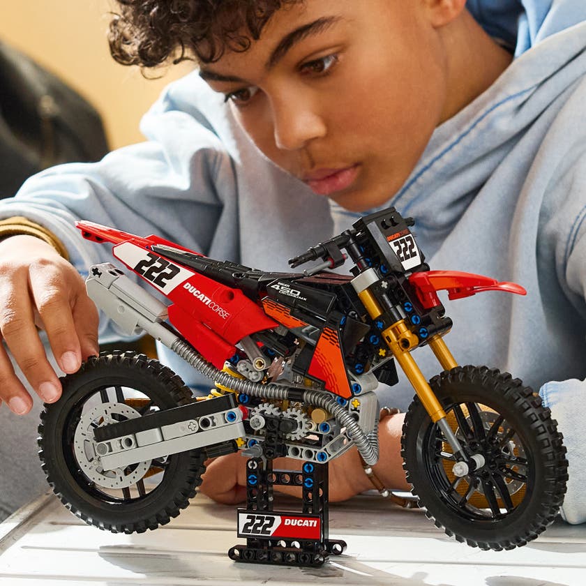 LEGO® Ducati Desmo450 MX Factory Motorsykkel 42238
