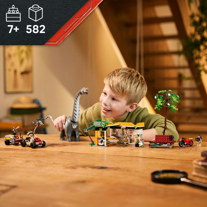 LEGO Jurassic World 76973, Sporingsoppdrag med raptor og titanosaurus