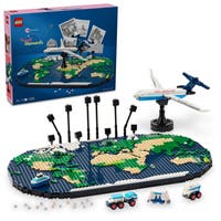 LEGO® Reiseminner. Byggesett med verdenskart 41838