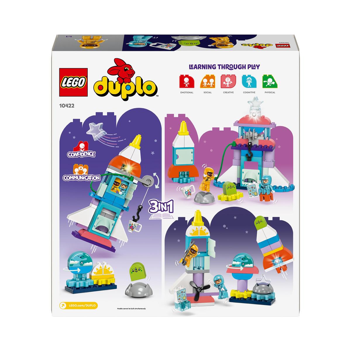 LEGO DUPLO Town 10422, 3i1 Eventyr med romferge