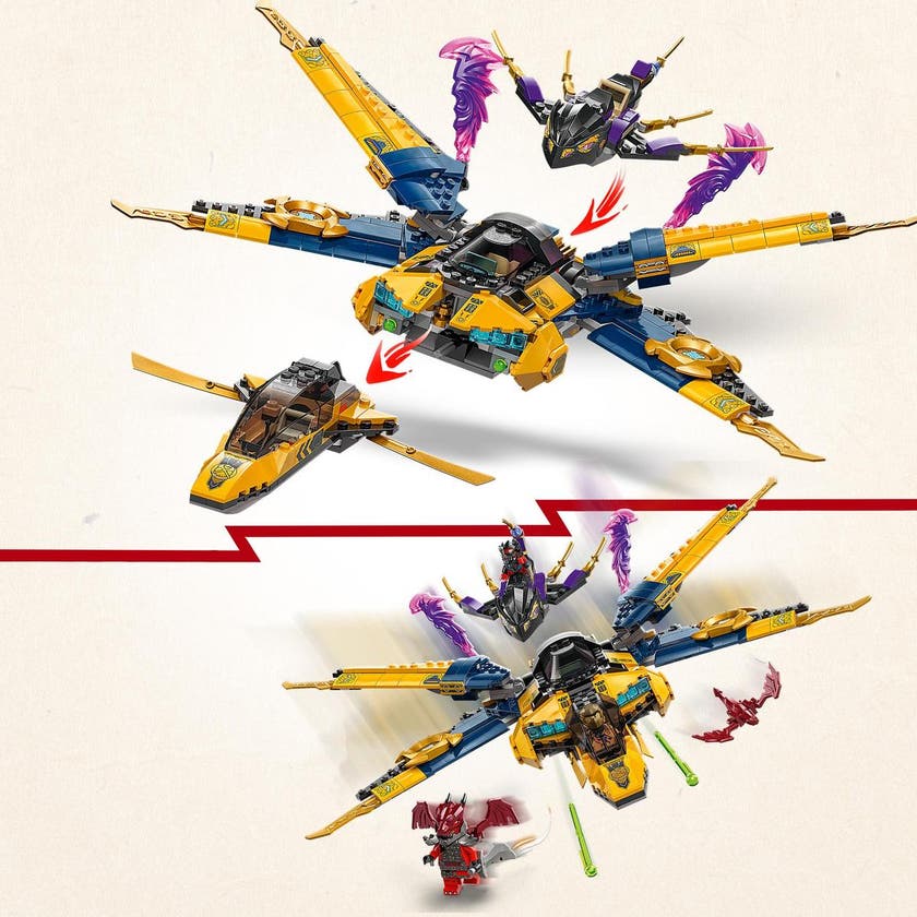 LEGO Ninjago 71833, Ras og Arins superstormplan