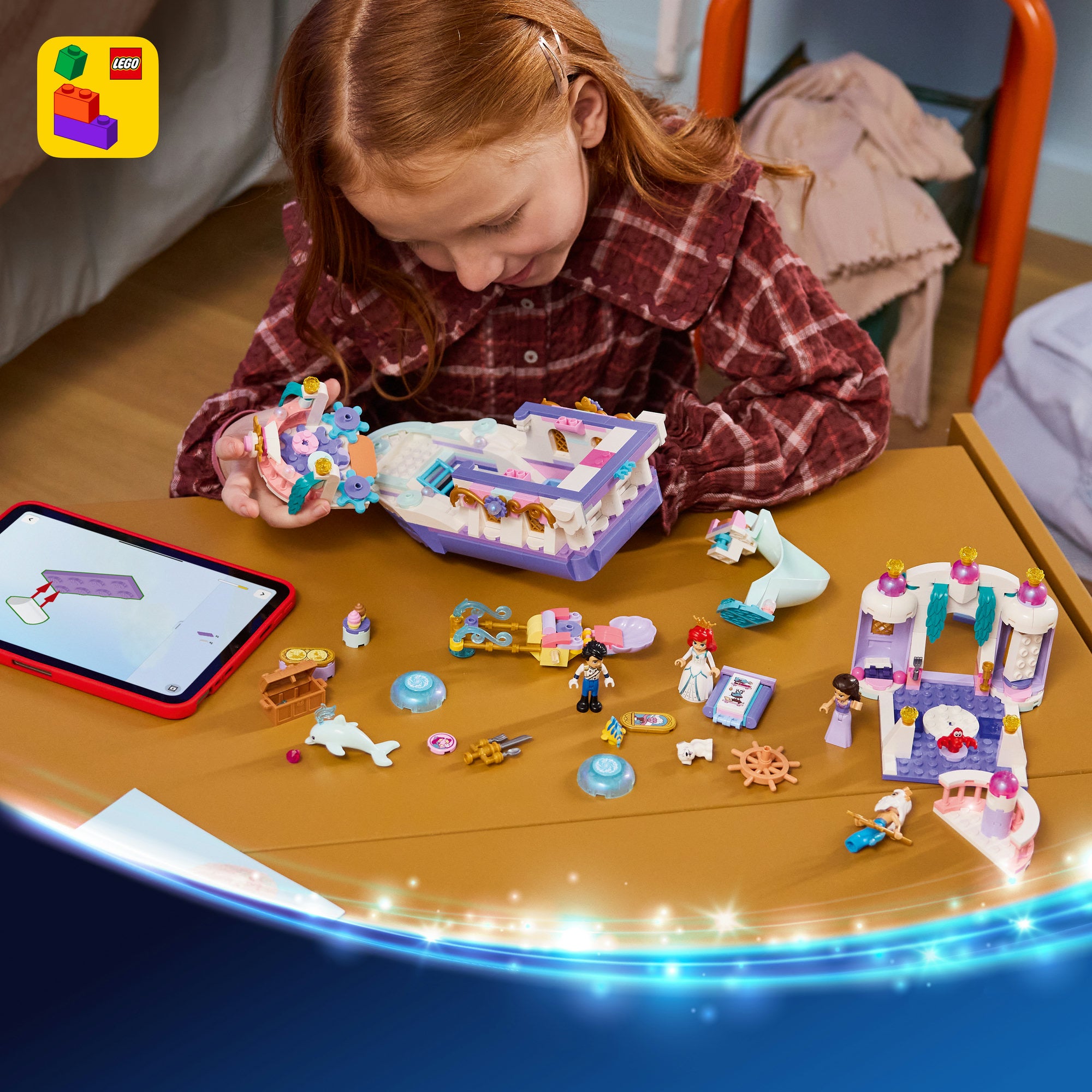 LEGO® ǀ Disney Princess Prinsesse Ariels bryllupsbåt 43299