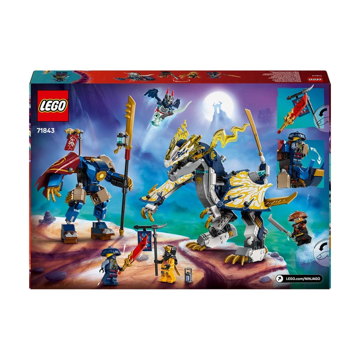 LEGO Ninjago 71843, Rogues drageryttermekanisme