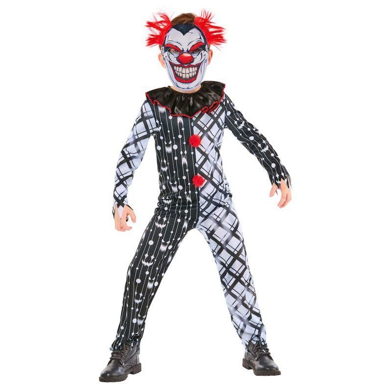 Halloween - Halloween Skummel Klovn 7-8 år