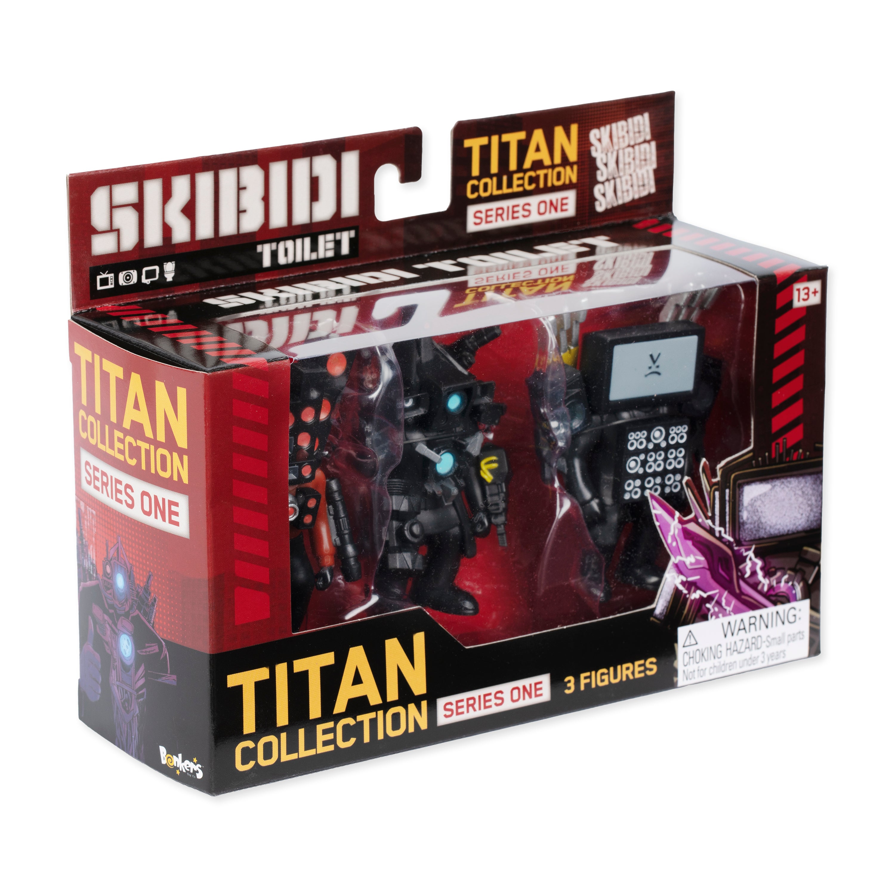 Skibidi Toilet Titan 3-pakning