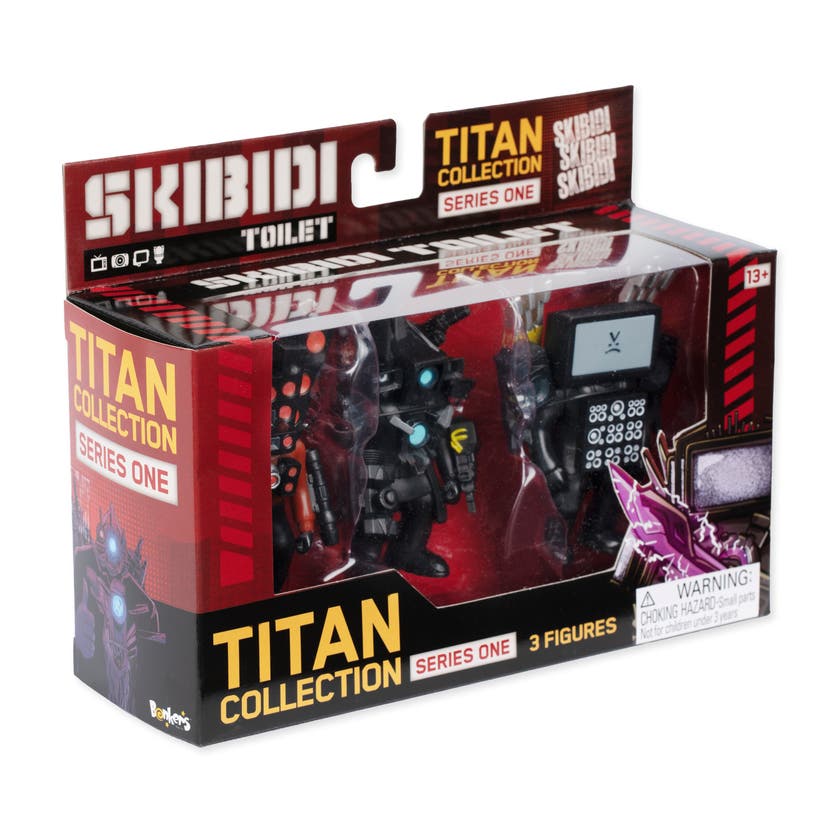 Skibidi Toilet Titan 3-pakning