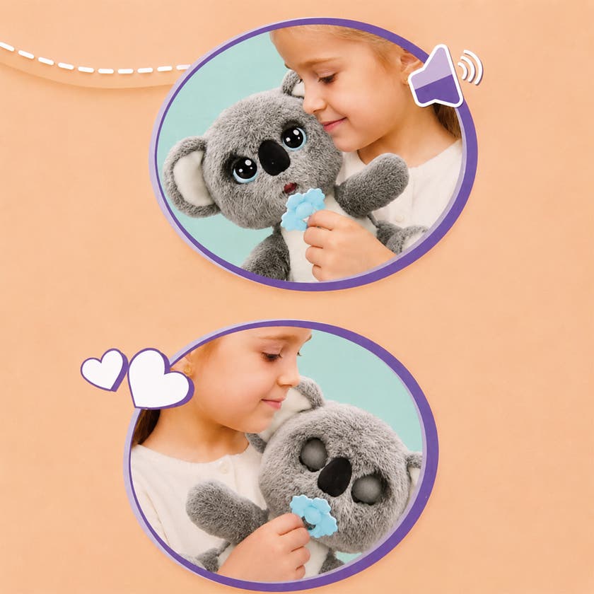 Baby Paws W4 Koala Interaktiv Kosedyr 24 cm