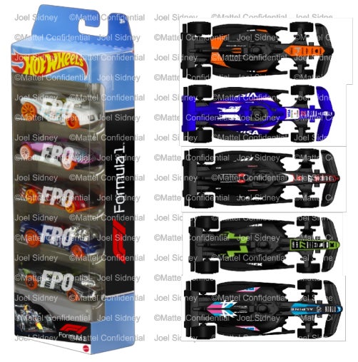 Hot Wheels F1 Racing 5 Pack