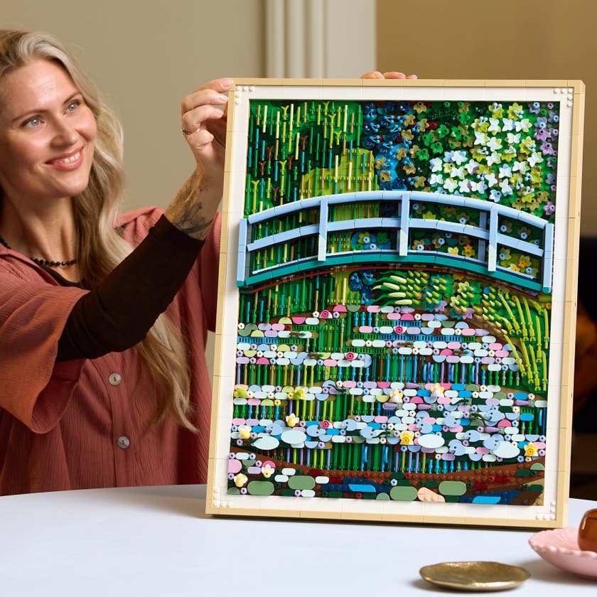 LEGO® Art Claude Monet – Den japanske broen over vannliljedammen. Impresjonistisk veggkunst 31220
