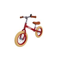 Skills, Balansesykkel 12" Rød med Gummihjul