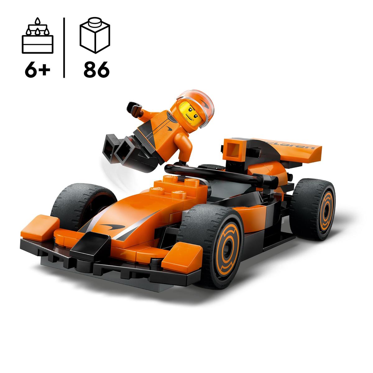 LEGO City Formel 1 60442, F1® sjåfør med McLaren racerbil