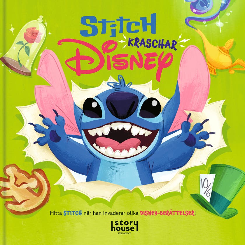 Stitch Krasjer Disney Barnbok