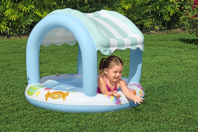 Bestway, Φ41" X H33"/Φ104M X H84Cm Sweet Shoppe skyggelagt barnbasseng