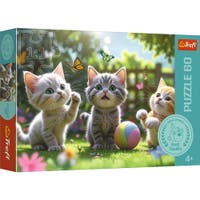 Trefl Three Kittens puslespill 60 brikker