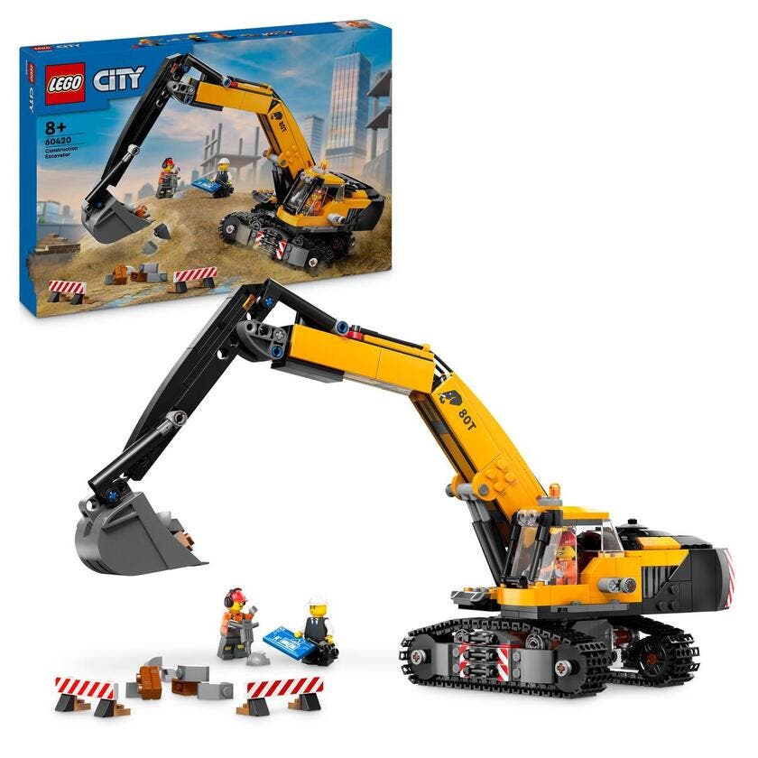 LEGO City 60420, Gul gravemaskin